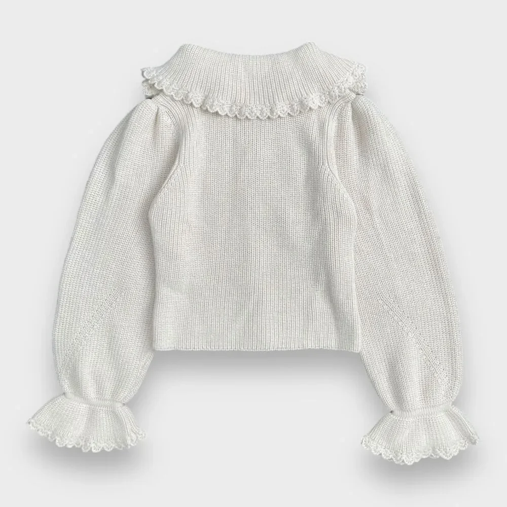 NWOT Doen Heleine Cardigan Hand knitted Women's Size Medium - Picture 7 of 13